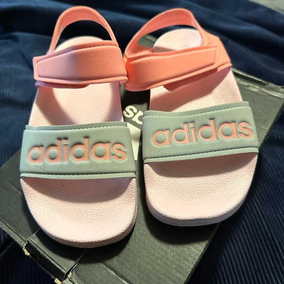 Girls Adilette Sandal Slide - Picture 2 of 3